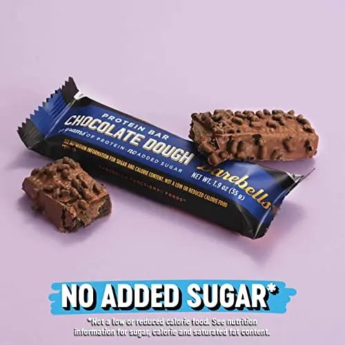 Barebells Protein Bars Chocolate Dough with 1g of Total Sugars - 12 Count, 1.9oz Bars - TrustMedUSA