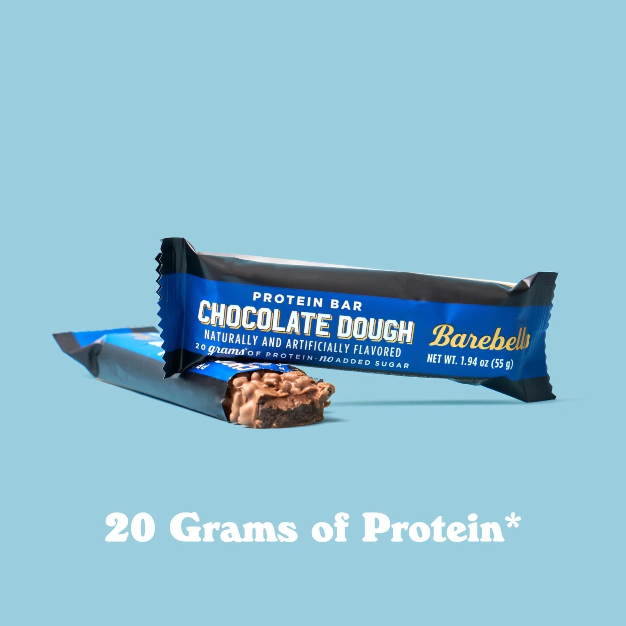 BAREBELLS Protein Bars Variety Value Pack - 16 Count, 1.9oz Bars - Protein Snacks - TrustMedUSA