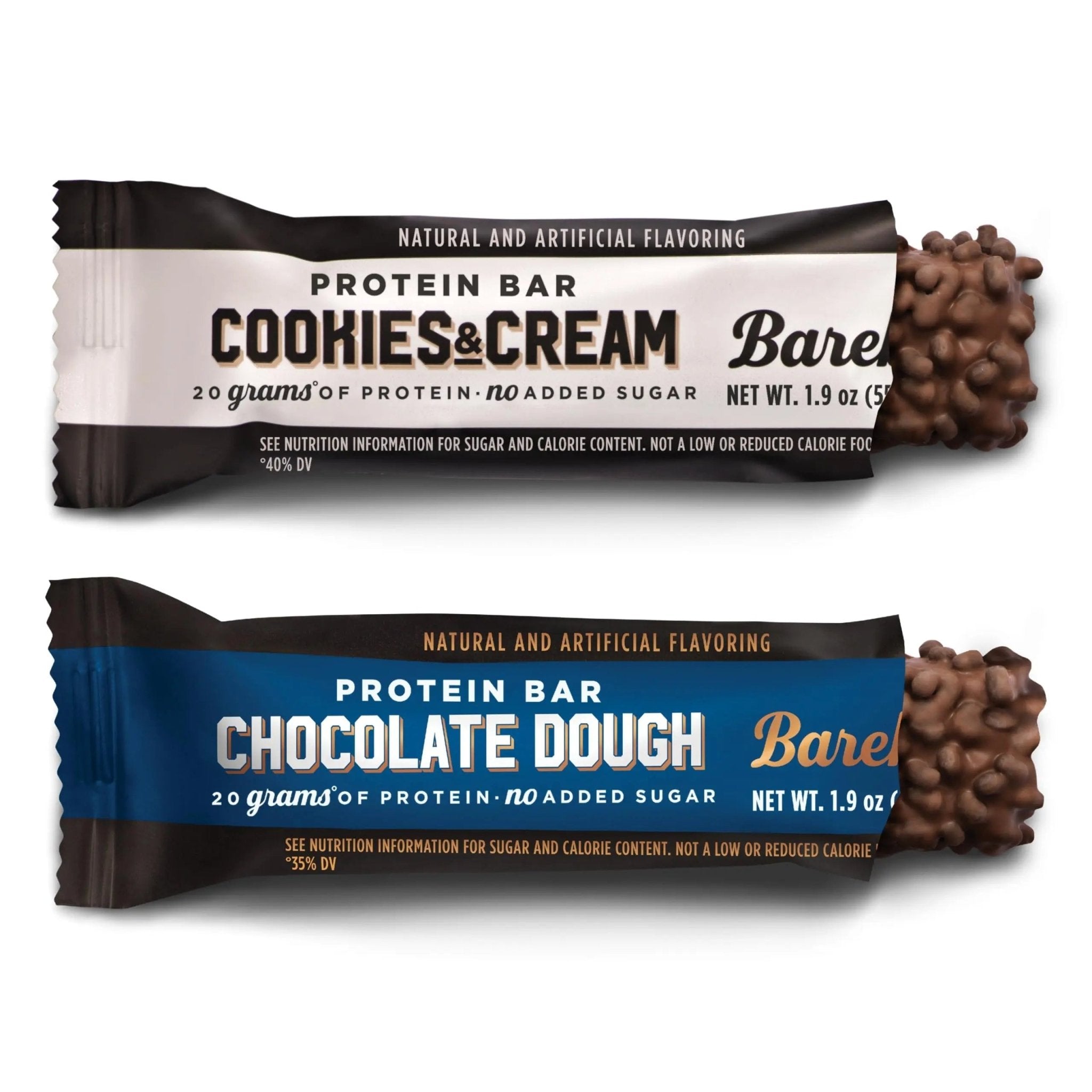 BAREBELLS Protein Bars Variety Value Pack - 16 Count, 1.9oz Bars - Protein Snacks - TrustMedUSA