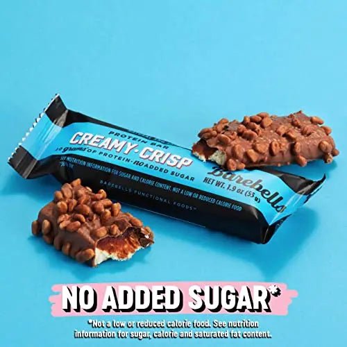 Barebells Protein Snacks Bars Creamy Crisp - 12 Count, 1.9oz Bars 55g of High Protein - TrustMedUSA