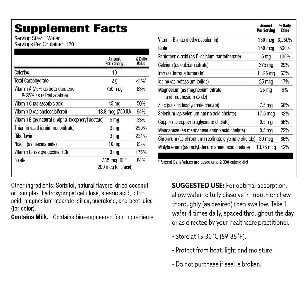 Bariatric Choice All-in-One Chewable Bariatric MultiVitamin with Iron & Calcium Citrate, Very Berry (120ct) - TrustMedUSA