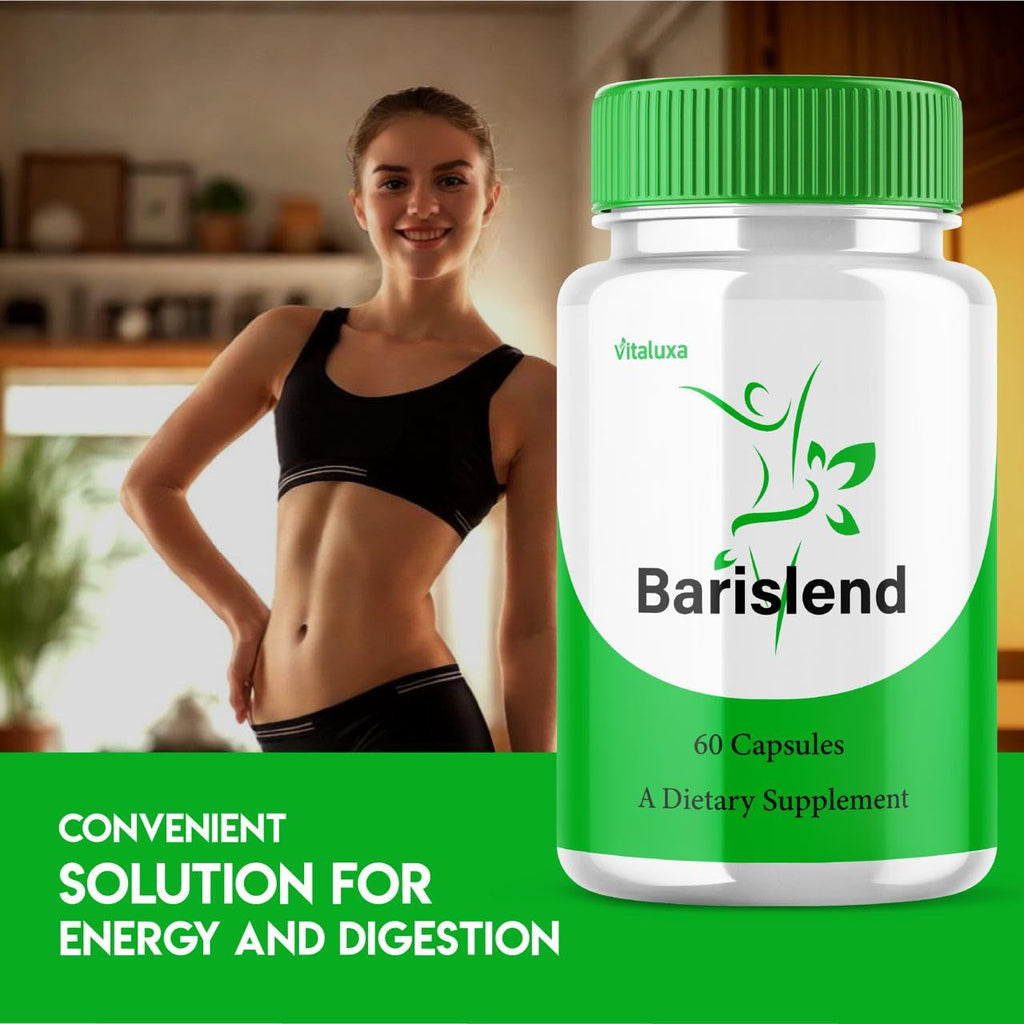Barislend Capsules, Barisland Pills Pink Salt Blend for Women, Barislends Maximum Strength Supplement Official Advanced Formula Natural Energy Fitness Support, Bari Slend Review (60 Capsules) - Maple Wellness Supplements