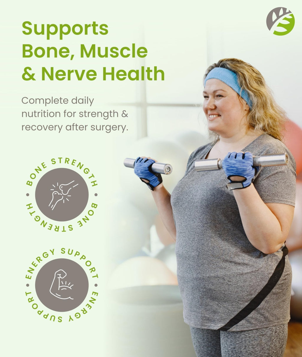 BariSlim Bariatric Calcium Citrate Plus Powder - Formulated for Patients After Weight Loss Surgery - Maximum Support for Bone Function and Health - Easy Digestion and Absorption | 600 mg (30 Servings) - Maple Wellness Supplements