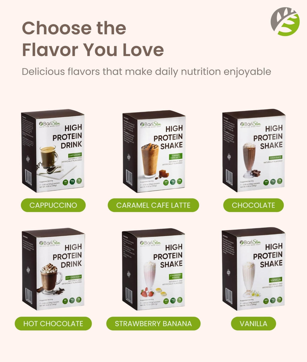 BariSlim High Protein Shake - Delicious & Nutritious Meal Replacement Shake - Low Sugar & Carb - Formulated for Bariatric Patients & Post-Weight Loss Surgery Support | Carmel Caffe Latte (9 oz) - Maple Wellness Supplements
