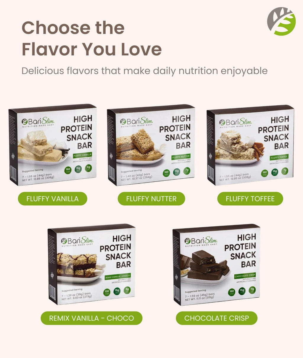 BariSlim High Protein Snack Bar for Bariatric Patients - Nutrient Rich Snack for Post-Surgery Wellness - Ideal for Weight Loss Maintenance & Daily Nutrition | Chocolate Crisp Bar (13 oz) - Maple Wellness Supplements