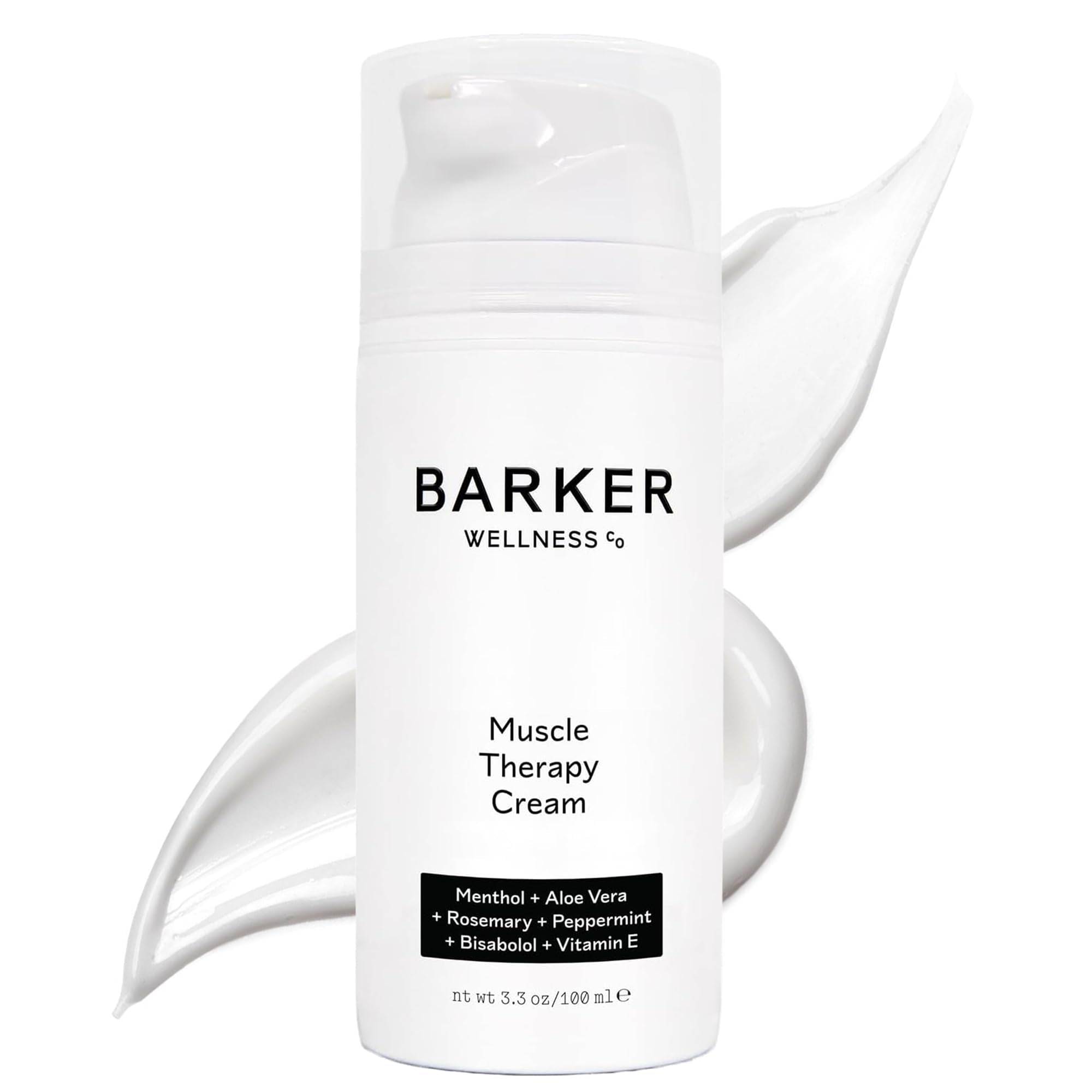 Barker Wellness Soothing Muscle Therapy Cream | Advanced Joint & Muscle Relief for Recovery & Relaxation | Enriched with Antioxidants & Moisturizing Vitamin E | All-Natural Vegan Formula (100ml) - TrustMedUSA