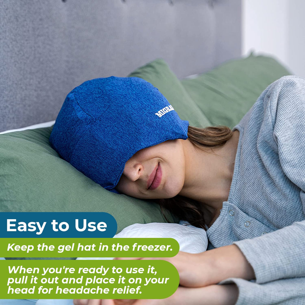 Basic Vigor Migrastil Extra Strength Migraine Stick & MigraFreeze Hat Bundle - TrustMedUSA