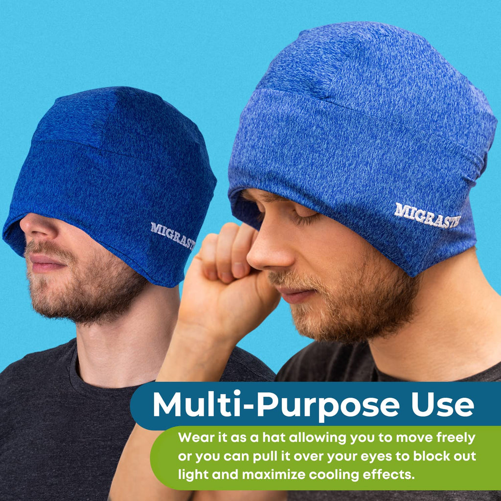 Basic Vigor Migrastil Extra Strength Migraine Stick & MigraFreeze Hat Bundle - TrustMedUSA