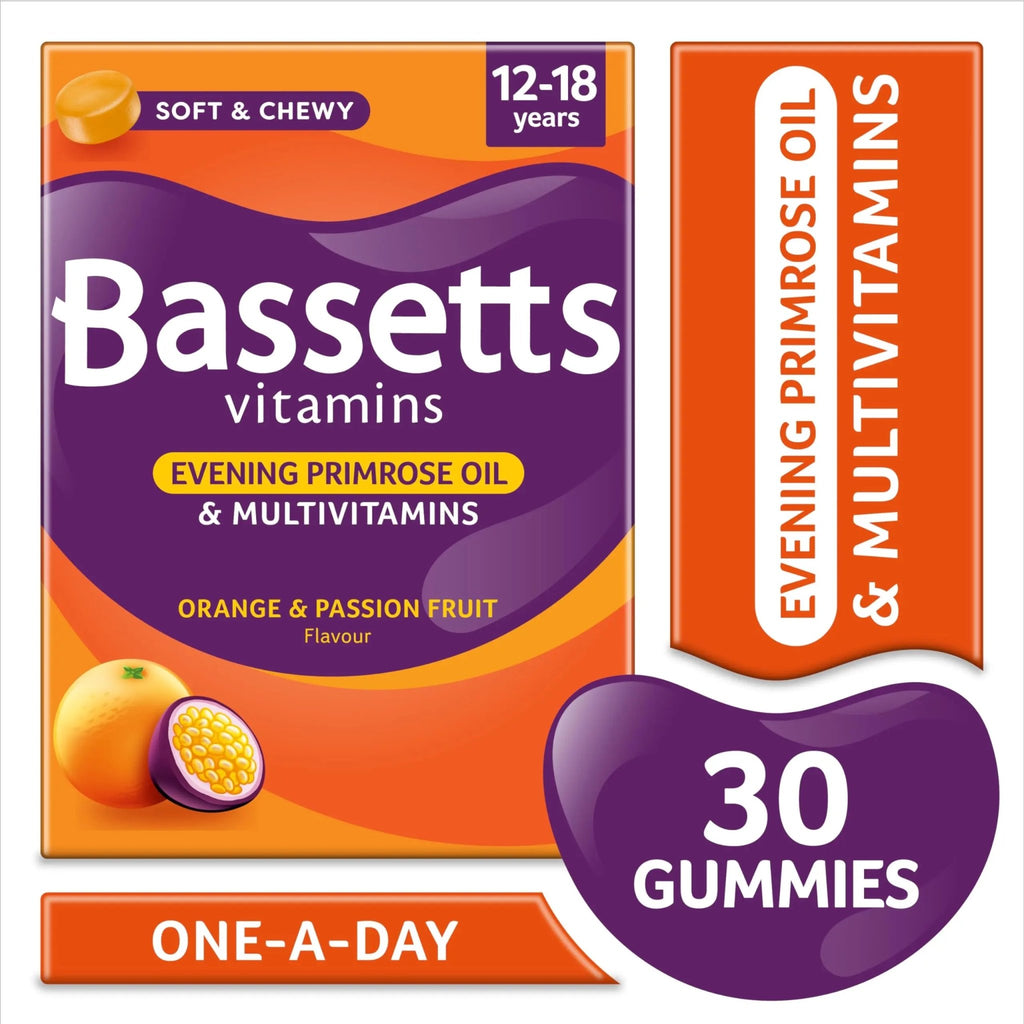 Bassetts Vitamins 12-18 EPO Orange & Passion Fruit 30's, 94.2 g, Orange and passionfruit - TrustMedUSA