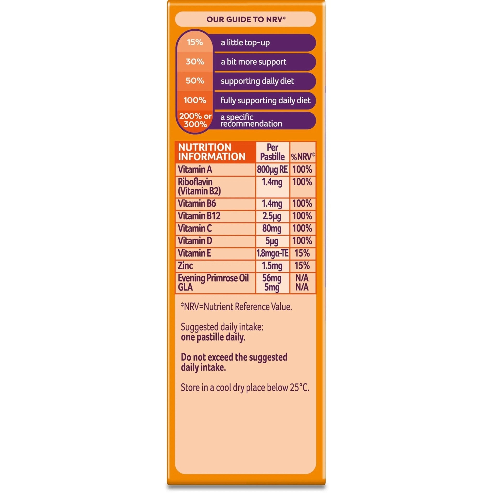 Bassetts Vitamins 12-18 EPO Orange & Passion Fruit 30's, 94.2 g, Orange and passionfruit - TrustMedUSA