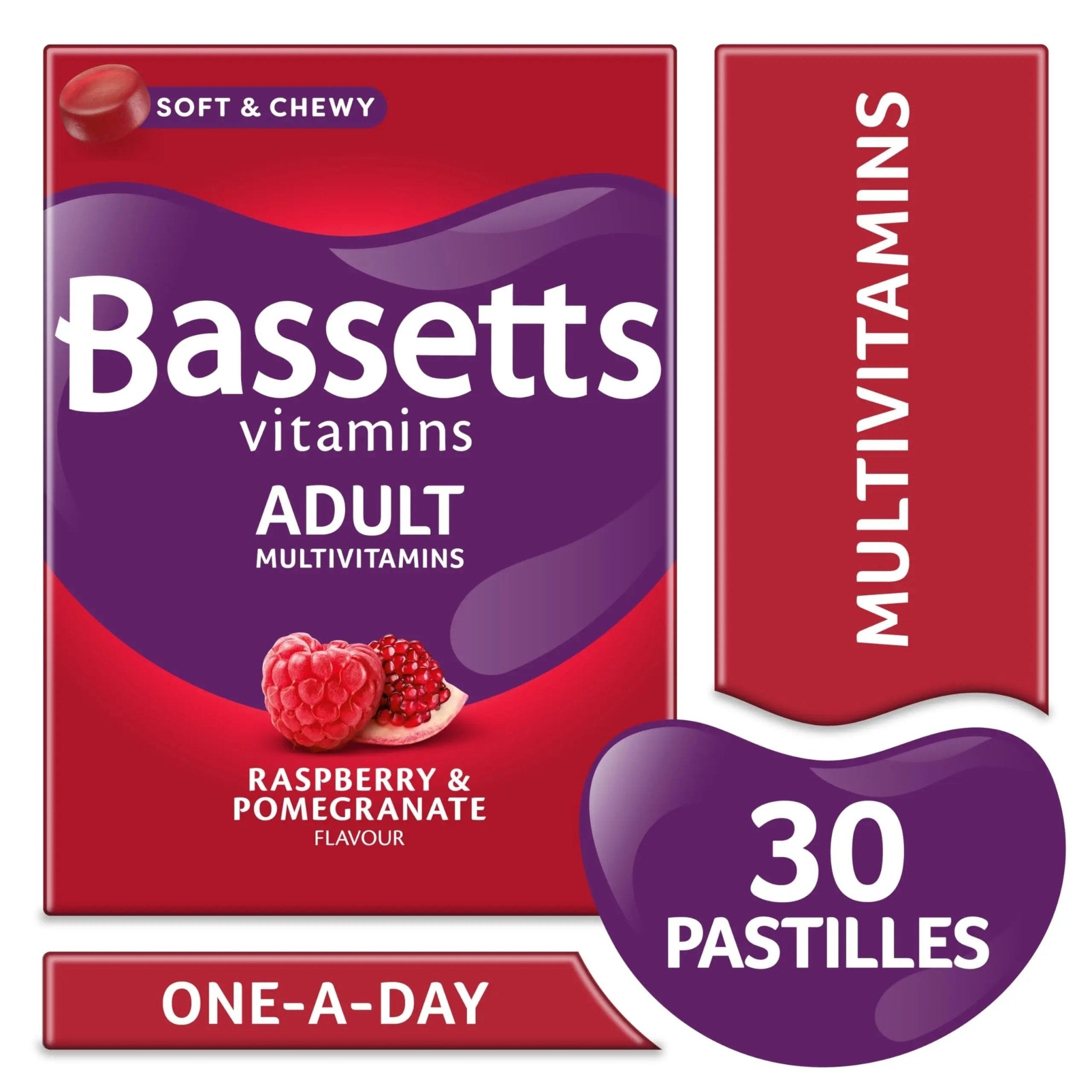 Bassetts Vitamins Adults Multivitamins 30's, 97.2 g - TrustMedUSA