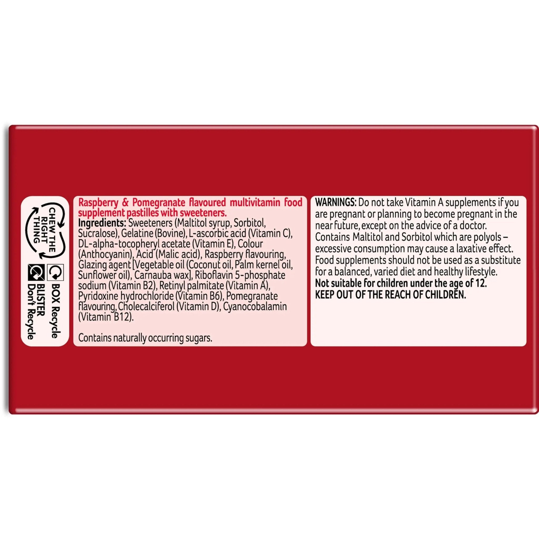Bassetts Vitamins Adults Multivitamins, 60 Pastilles - TrustMedUSA