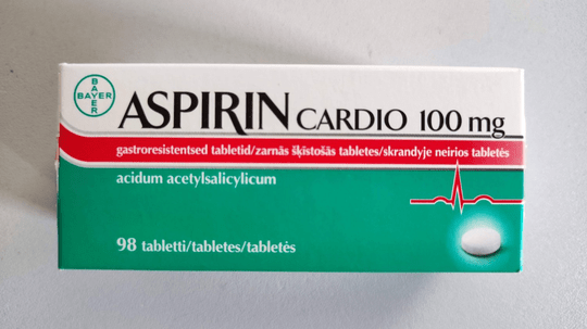 BAYER aspirin cardio 100mg/98Tab. Heart Health Care Gastro Resistant - TrustMedUSA