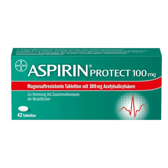 BAYER ASPIRIN Protect 100 mg tablets, 42 tablets - TrustMedUSA