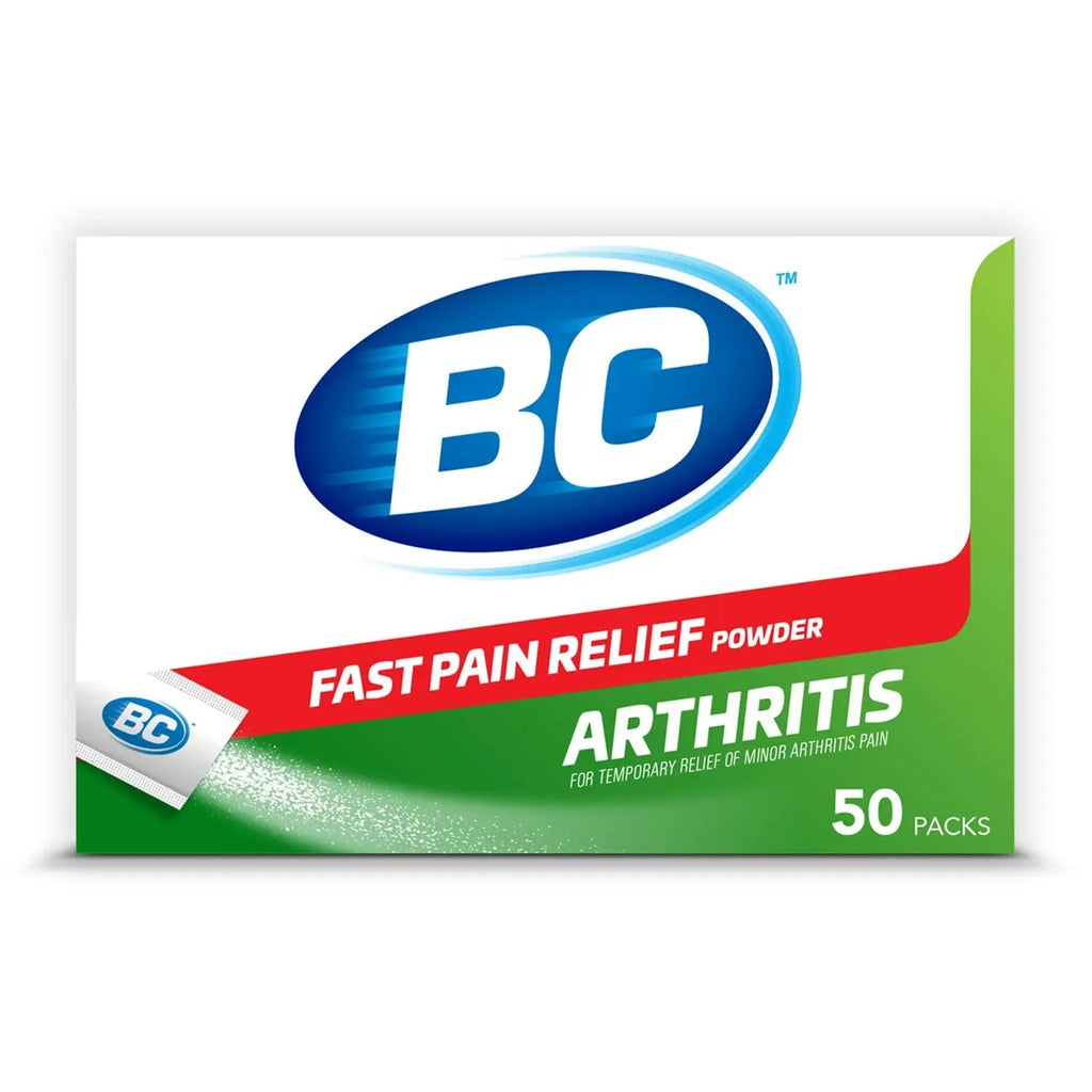 BC Powder Arthritis Pain Reliever, Aspirin Dissolve Packs, 50 Count Powder Packets - TrustMedUSA