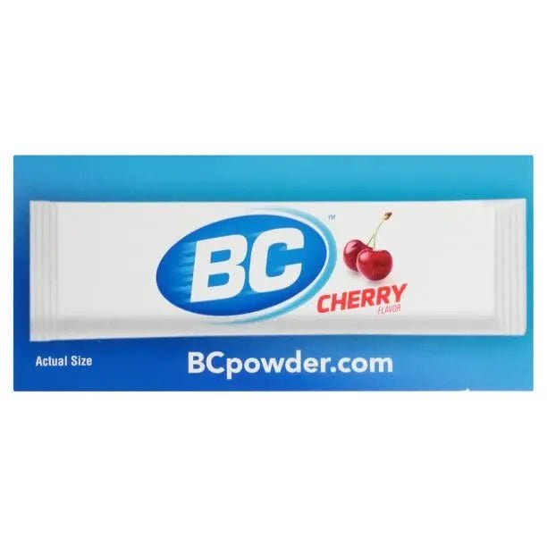 BC Powder Pain Reliever, Cherry Flavor Aspirin Dissolve Packs, 24 Count Powder Packets (6 Pack) - TrustMedUSA
