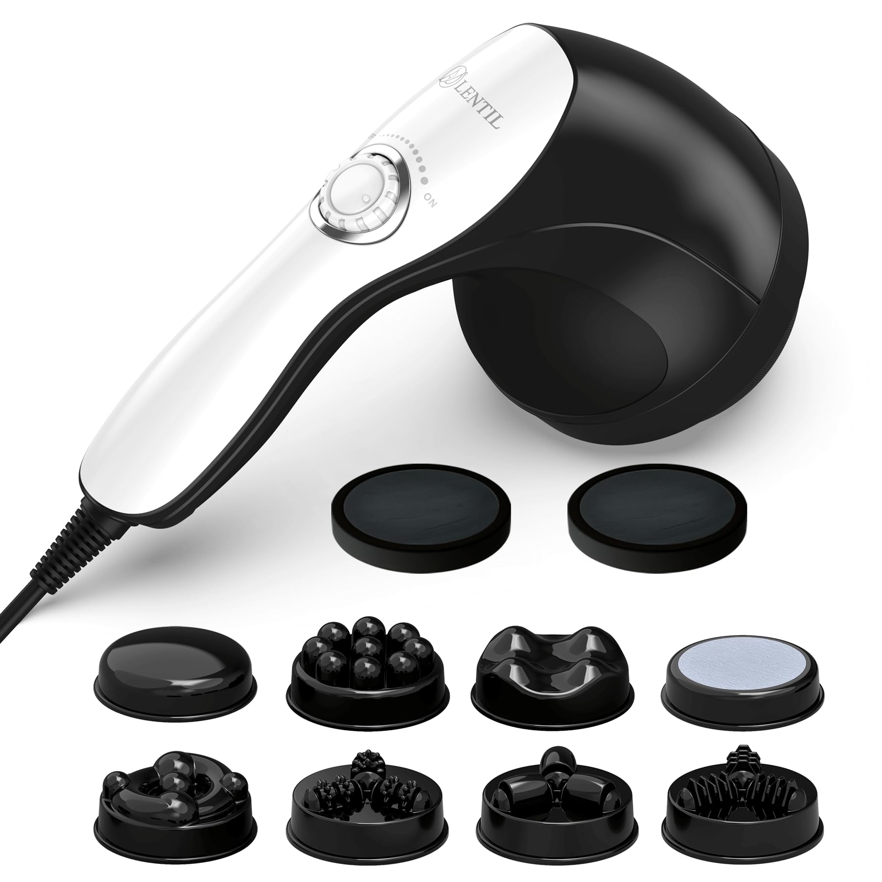 BDLENTIL Cellulite Massager Handheld, Body Sculpting Machine, Massage Lymphatic Stomach Abdomen Arm Belly Fat with 8 Massage Heads;Suitable in Gym Office Home Travel, Ideal Gifts for Women Man - Maple Wellness Supplements