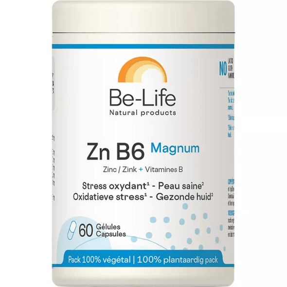 Be-Life Zn B6 Magnum Oxidative Stress and Healthy Skin 60 capsules - TrustMedUSA