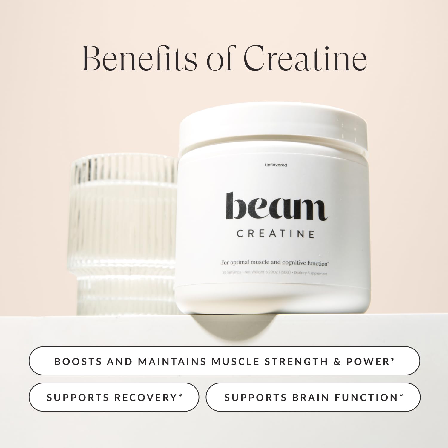 Beam Creatine Monohydrate + Pre Workout Bundle – Strength, Endurance & Muscle Recovery Stack – Clean Energy & Hydration Support, Third-Party Tested for Peak Training Performance - TrustMedUSA