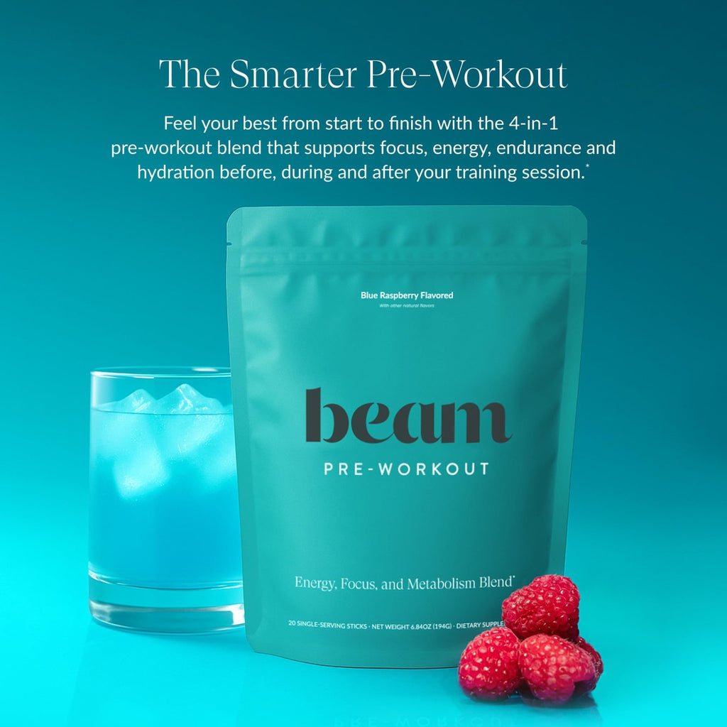 Beam Creatine Monohydrate + Pre Workout Bundle – Strength, Endurance & Muscle Recovery Stack – Clean Energy & Hydration Support, Third-Party Tested for Peak Training Performance - TrustMedUSA