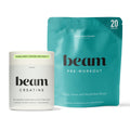 Beam Creatine Monohydrate + Pre Workout Bundle – Strength, Endurance & Muscle Recovery Stack – Clean Energy & Hydration Support, Third-Party Tested for Peak Training Performance - TrustMedUSA