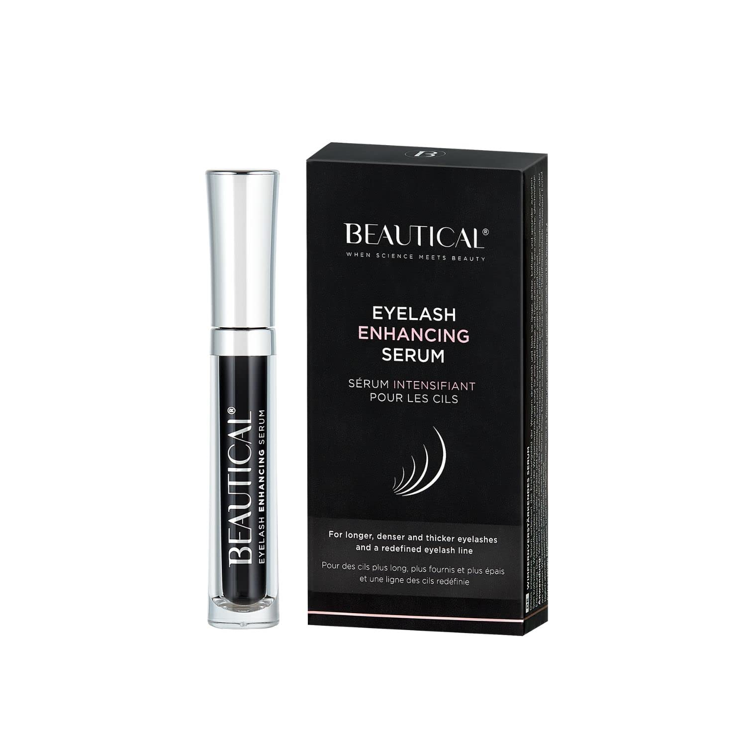 BEAUTICAL Eyelash Serum – Lash Enhancing & Conditioning Formula with Botanical Ingredients for the Appearance of Fuller, Shinier & Healthier-Looking Lashes – Nourishing Lash Care, 3ml - TrustMedUSA