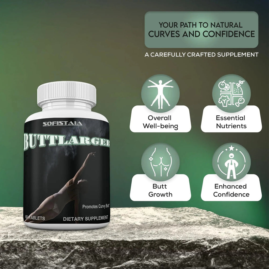BEAUTIFYEM Sofistaia BUTTLARGER Natural Enhancement Supplement, 60 Tablets, Essential Nutrients for Curves and Confidence - TrustMedUSA