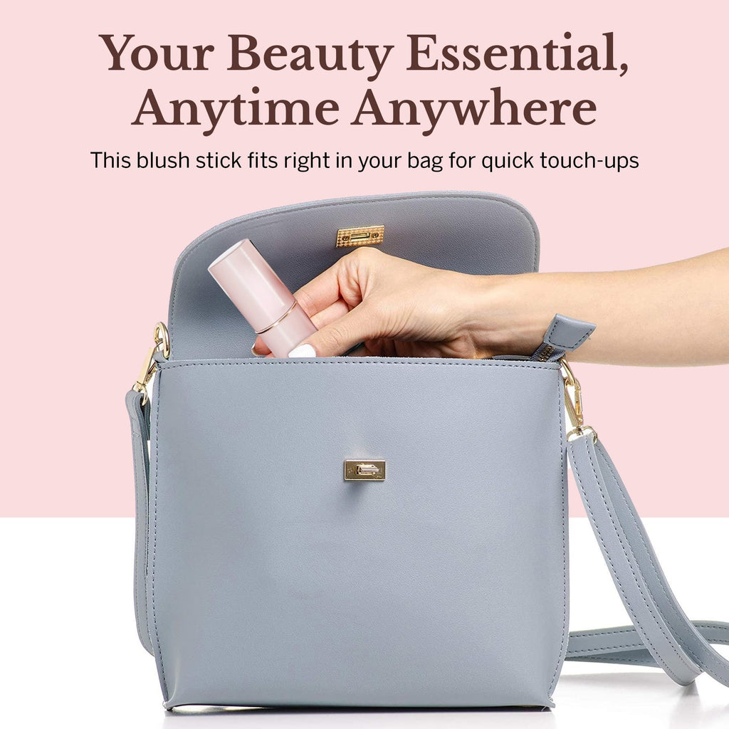 BeautiHome Blush Stick for Cheeks & Lips Multistick Cream Blush- Easy to Apply & Blend- Infused with Nourishing Ingredients for your Skin Compact Travel Size Makeup (Misty Rose, Small) - TrustMedUSA