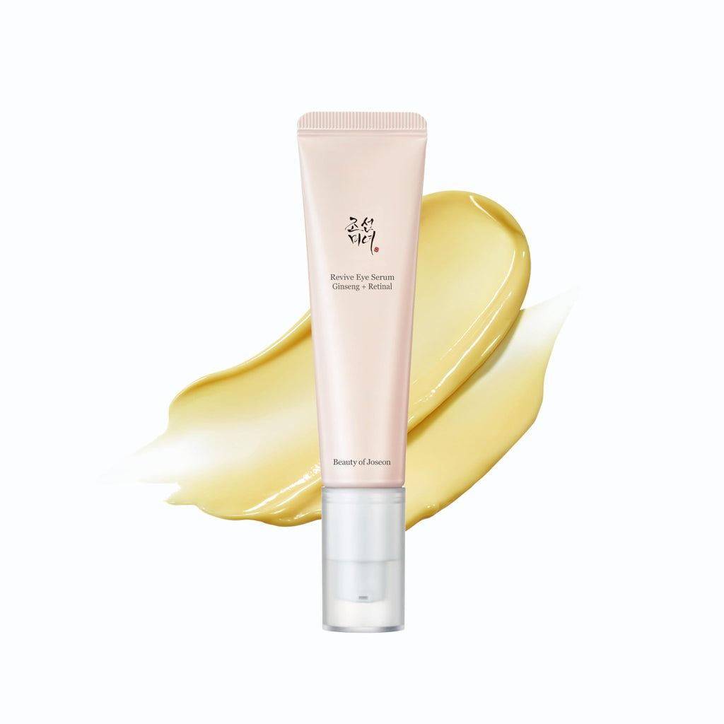 Beauty of Joseon Wrinkle Care Duo Set Revive Eye Serum (30ml / 1 fl oz) & Revive Ginseng Eye Patch (60 Sheets / 30 Pairs) Korean Skincare - TrustMedUSA