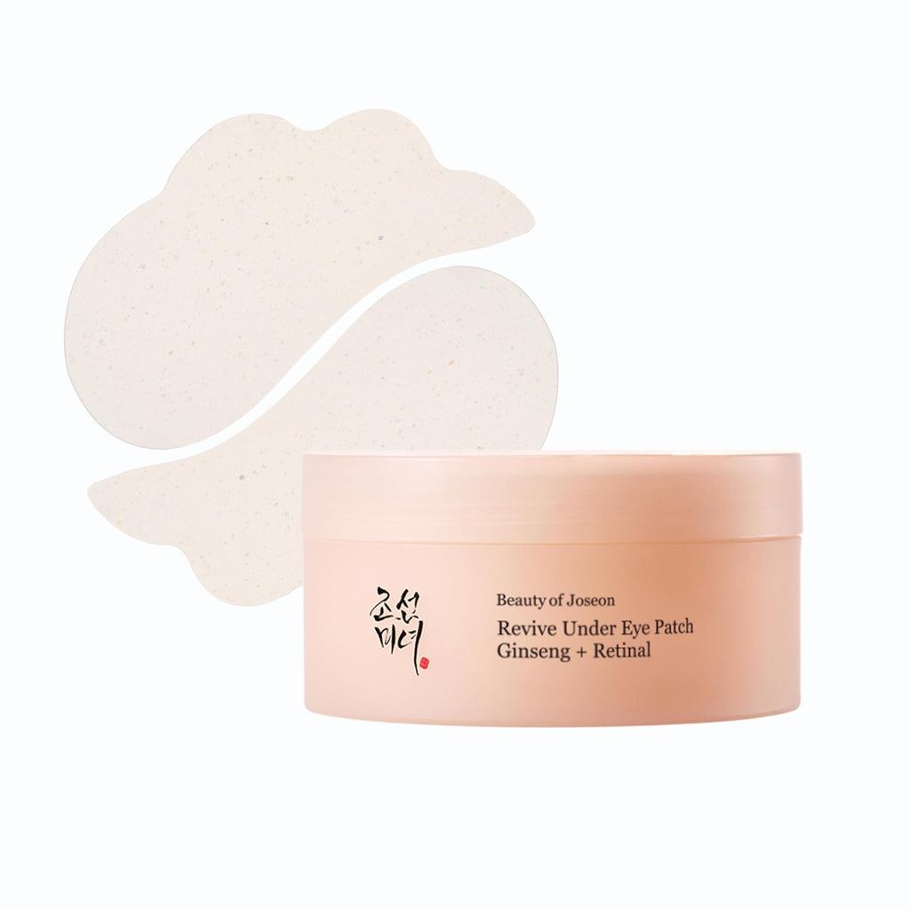 Beauty of Joseon Wrinkle Care Duo Set Revive Eye Serum (30ml / 1 fl oz) & Revive Ginseng Eye Patch (60 Sheets / 30 Pairs) Korean Skincare - TrustMedUSA