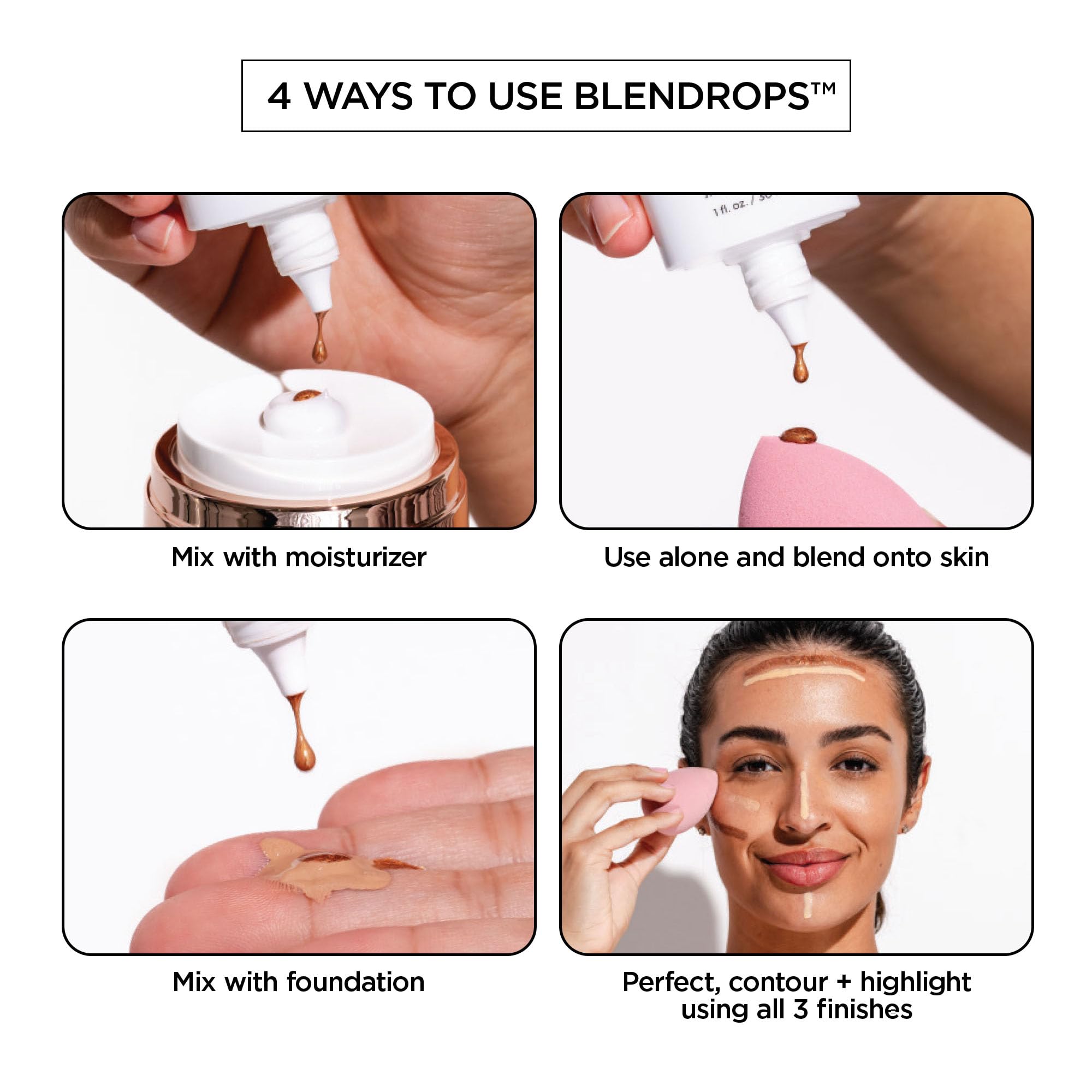 BeautyBio BLENDROPS. Broad Spectrum SPF 46 Oil-Control Priming Drops With Color-Correcting Tranexamic Complex - Maple Wellness Supplements