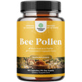 Bee Pollen Pills for Breast Growth 180 Ct - Bee Pollen Supplement 1000mg Serving with Naturally Occurring B Vitamins Minerals & Enzymes - Breast Support Supplement - Vegetarian Non-GMO & Gluten Free - TrustMedUSA