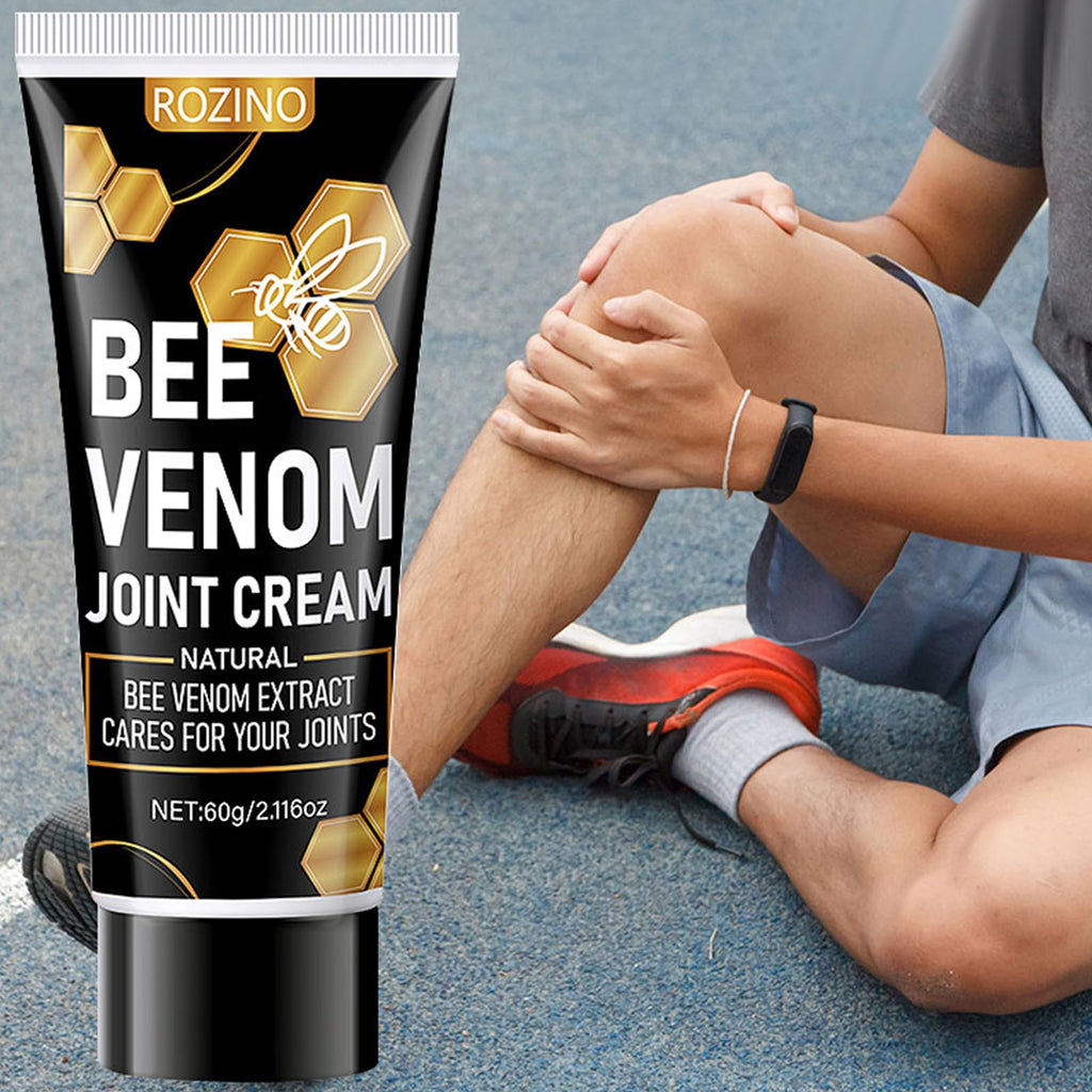Bee Venom Joint Cream for Knees & Joints - Lightweight Moisturizing Cream for Dry Skin, Fast Absorbing & Non-Greasy Formula - Supports Comfortable Movement (2.116OZ) - TrustMedUSA