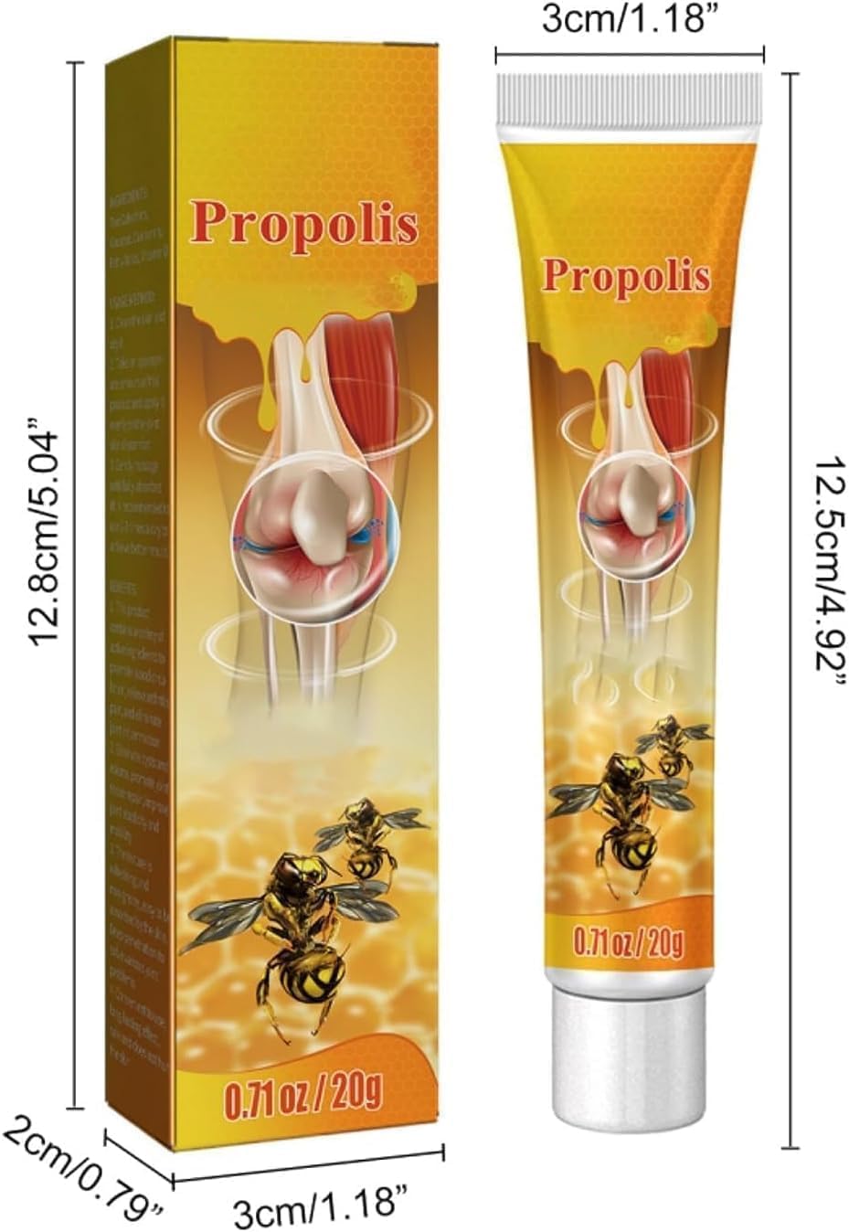 Bee Venom Relief Cream, Bone & Joint Gel, Beevenom New Zealand Bee Venom Professional Gel, Propolis Professional Gel Joint Cream （3PCS） - TrustMedUSA