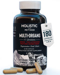 Beef Organ Supplement Complex - 10 Carnivore Grass Fed Proprietary Blend of Liver, Marrow, Brain, Thymus, Spleen, Kidney, Colostrum, Heart, Pancreas, Gallbladder - 180 Caps - TrustMedUSA