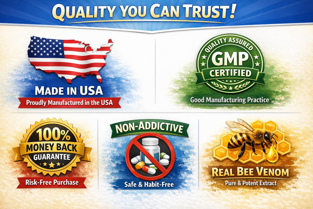 BeeReliefXL Maximum Strength Premium Joint Cream with Real USA Bee Venom, Daily Joint & Muscle Care, Fast-Acting - TrustMedUSA