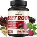 Beet Root, Green Tea, Red Spinach, Ginseng, Black Pepper - 150 Capsules - Supports Digestive, Immune System, Energy Levels - 5 Month Supply - TrustMedUSA