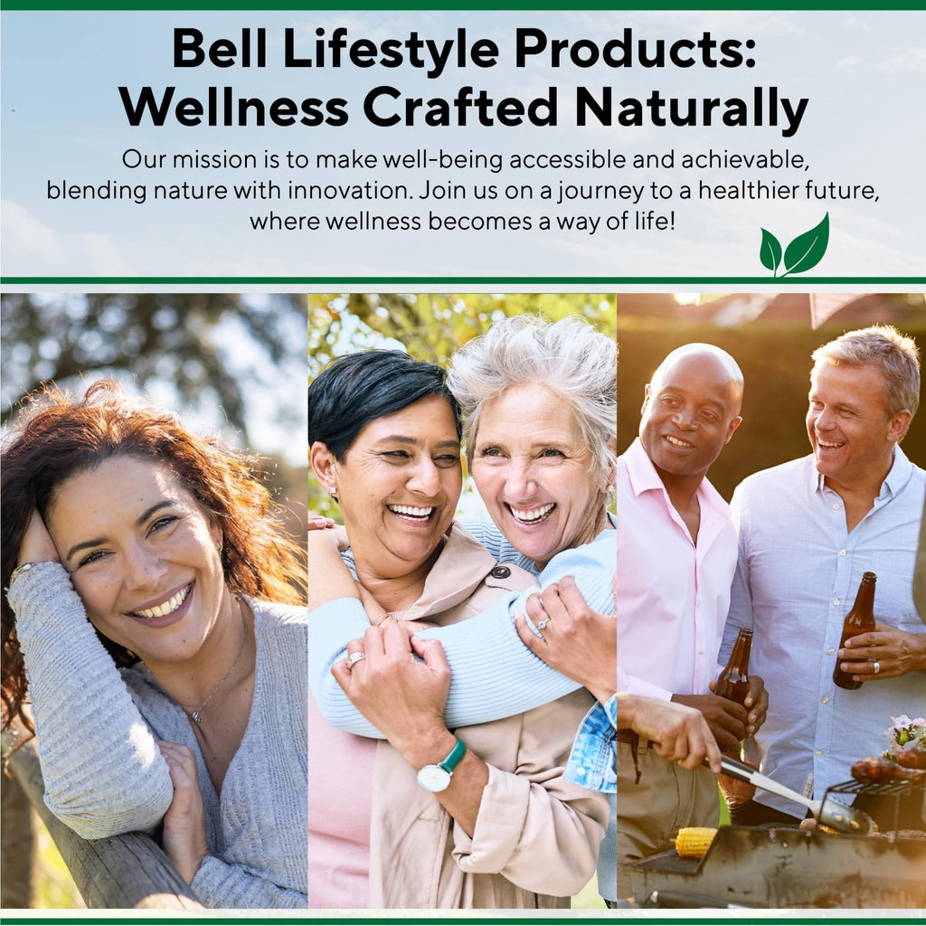 Bell Brain Function Lifestyle, Supports Cognitive Health with Ginkgo, Vitamin B12, Folate - 60 Vegetarian Capsules - TrustMedUSA