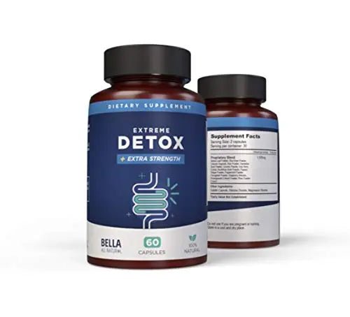 Bella All Natural Extreme Detox - Colon Cleanse and Full Body Detox - 60 Caps - TrustMedUSA