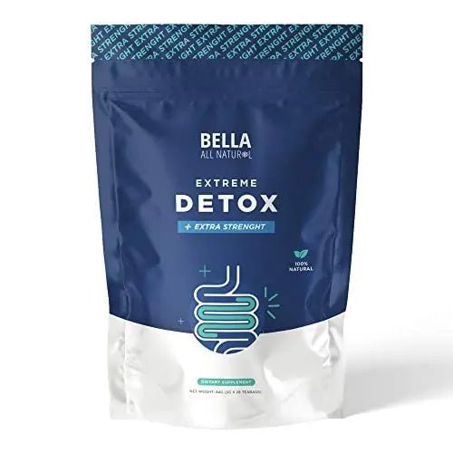Bella All Natural Extreme Detox Tea - Body Cleanse, Colon Cleanser & Detox, Natural Herbs - TrustMedUSA