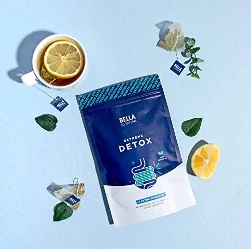 Bella All Natural Extreme Detox Tea - Body Cleanse, Colon Cleanser & Detox, Natural Herbs - TrustMedUSA
