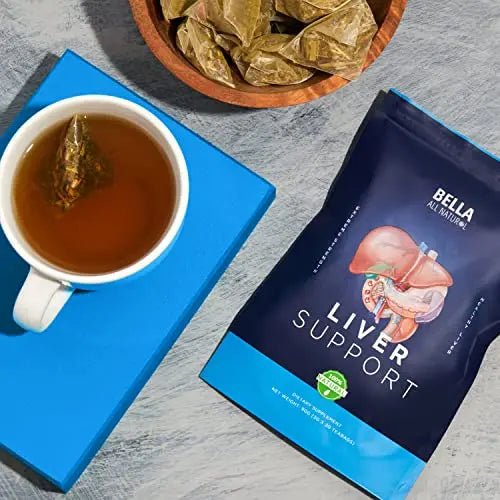 Bella All Natural Liver Detox Drink - Liver Cleanse Detox & Repair Tea with Blessed Thistle - TrustMedUSA