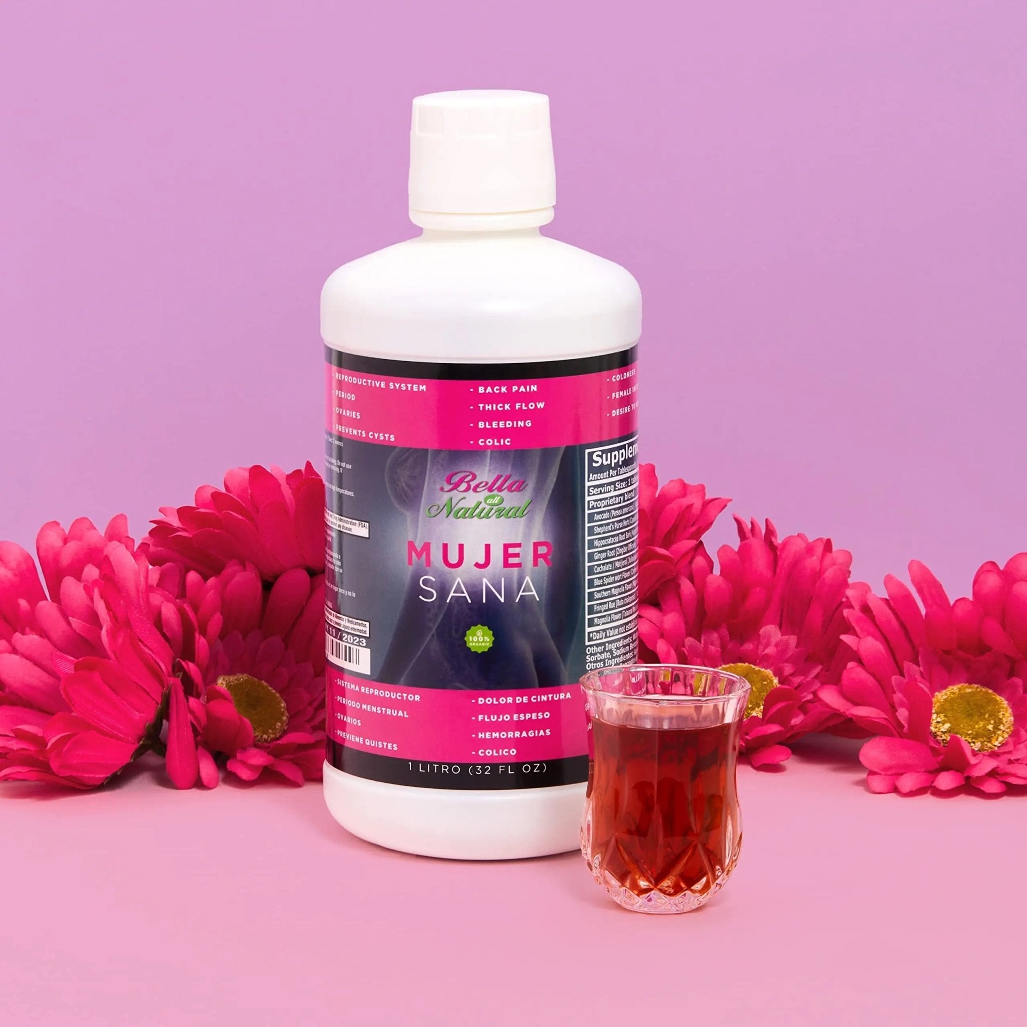Bella All Natural Mujer Sana Healthy Woman, Hormonal imbalance, PCOS, Period Cramps - TrustMedUSA