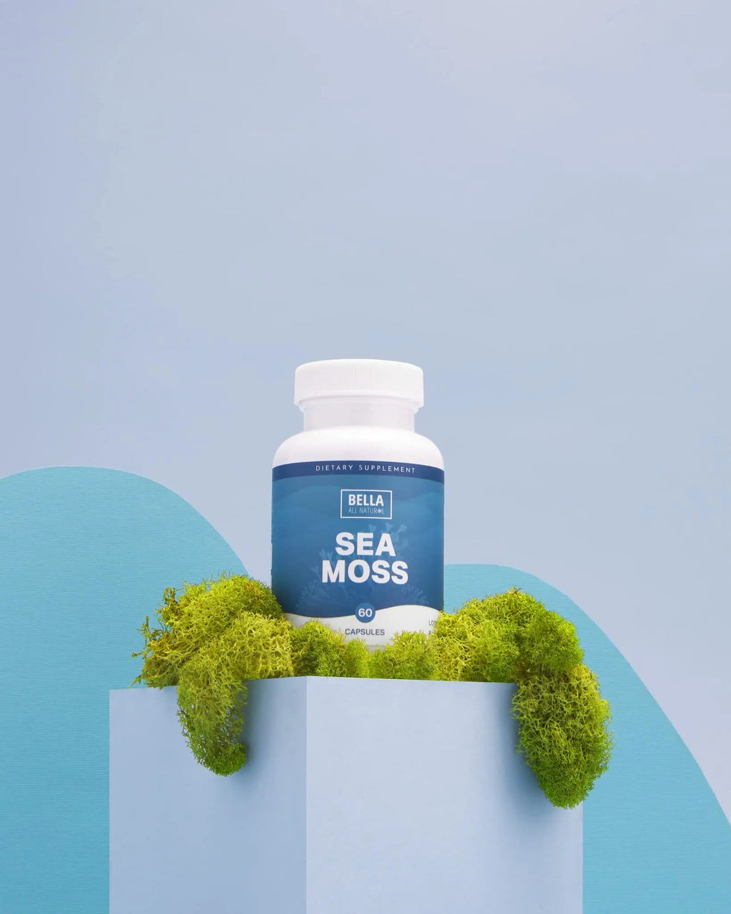 Bella All Natural Sea Moss Vitamins | Pure Sea Moss | Irish Sea Moss, 60 Capsules - TrustMedUSA