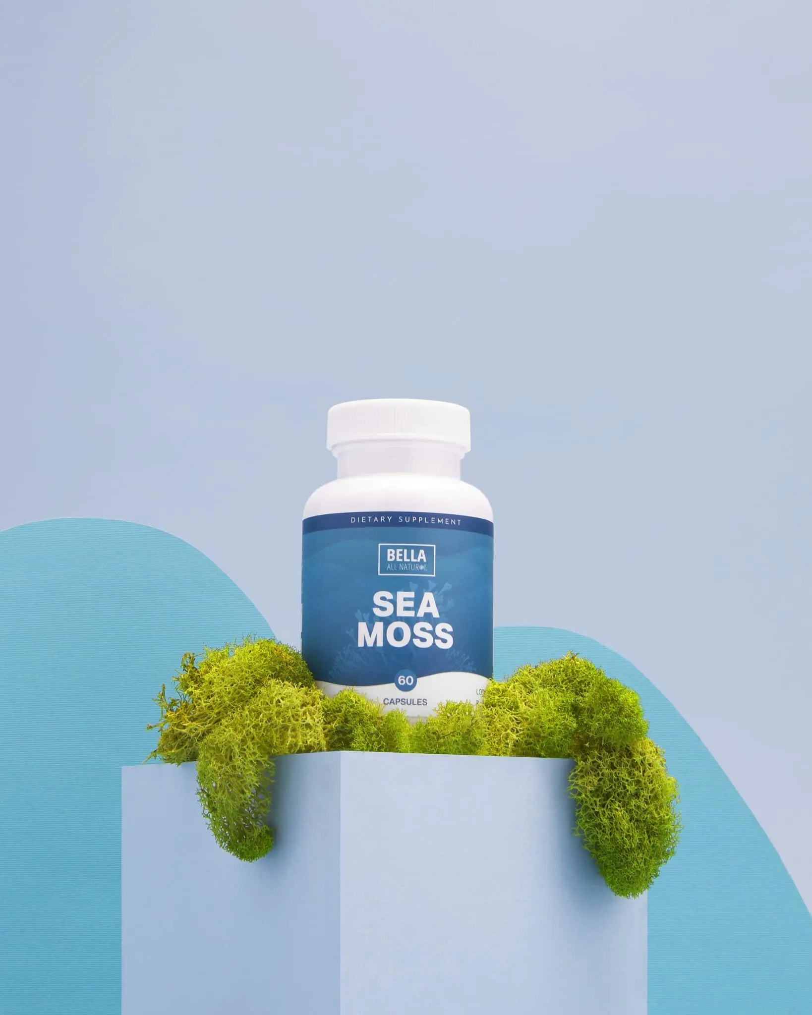 Bella All Natural Sea Moss Vitamins | Pure Sea Moss | Irish Sea Moss, 60 Capsules - TrustMedUSA