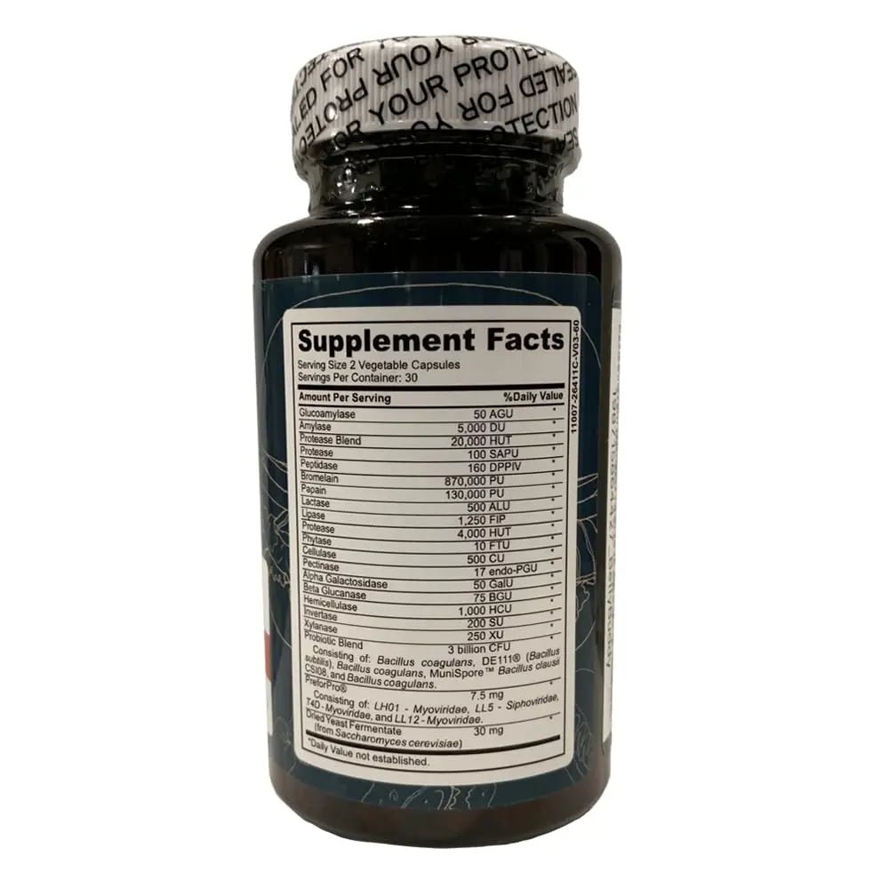 Belly Buddy Advanced Gut Health Support containing a helthy Blend of Probiotics, Prebiotics, and Digestive Enzymes - TrustMedUSA