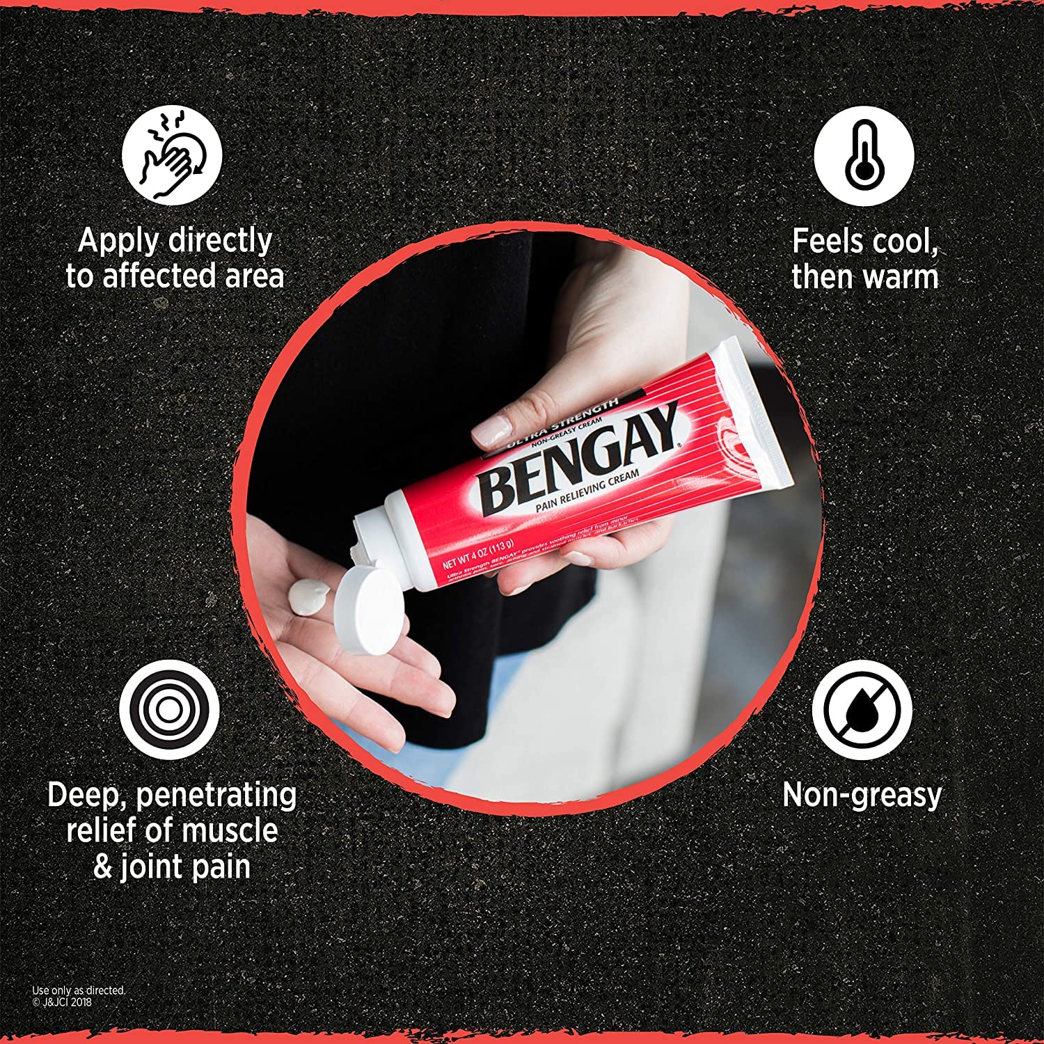 Ben Gay Vanish Scnt Size 2z Bengay Non-Greasy Vanishing Scent Pain Reliever Gel, Pack of 3 - TrustMedUSA
