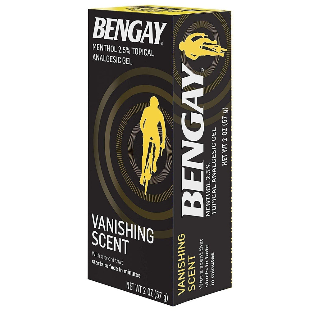 Bengay Menthol 2.5% Topical Analgesic Gel Vanishing Scent 2oz - TrustMedUSA