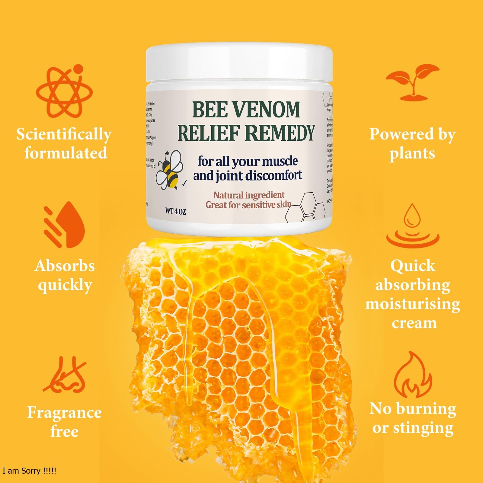 Benolixia Bee Venom Joint Cream - Advanced Joint and Bone Cream, Specially for Back, Neck, Hands, Knees - TrustMedUSA