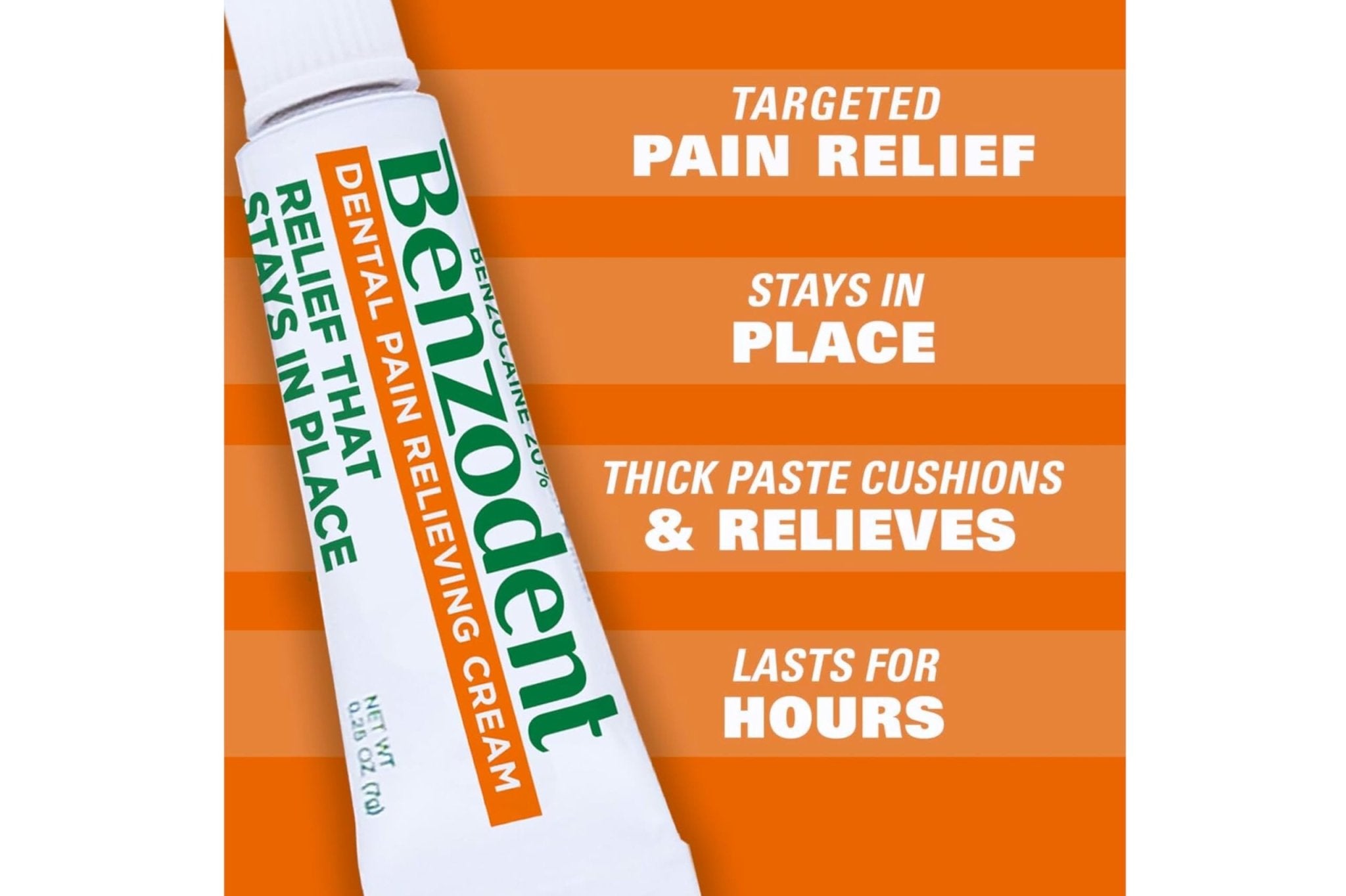 Benzodent Dental Pain Relieving Cream, 1 Ounce - Pack of 3 - TrustMedUSA